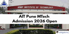 AIT Pune MTech Admission 2026 Open